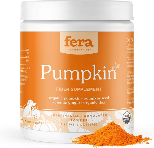 FERA Pumpkin Plus Fiber Support for Dogs and Cats