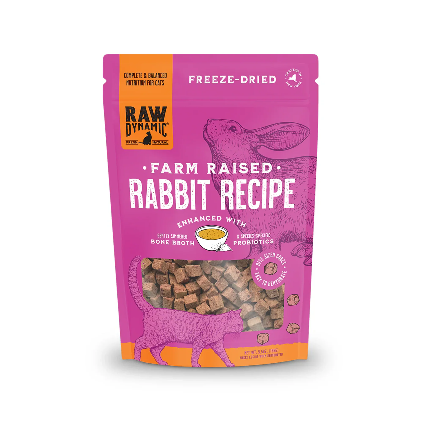 Raw Dynamic Cat Bone Broth & Probiotic Freeze Dried Raw 5.5oz