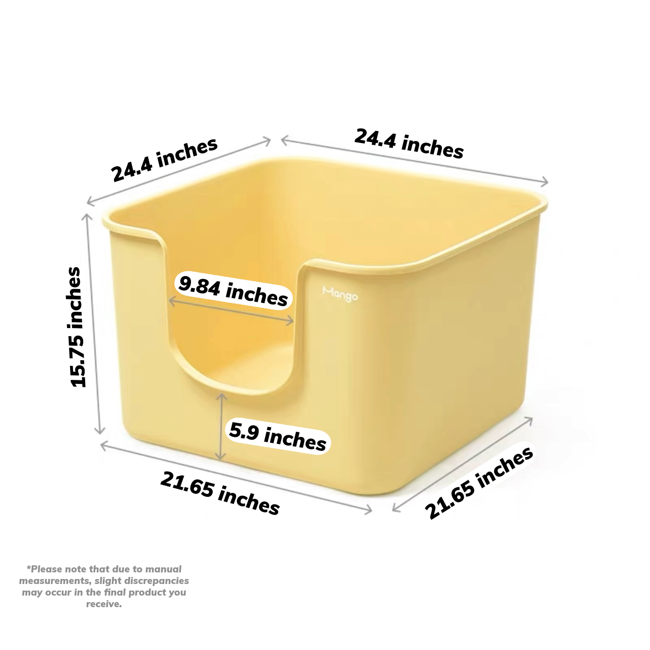 Mango Cube Litter Box XL-sized - MangoPets