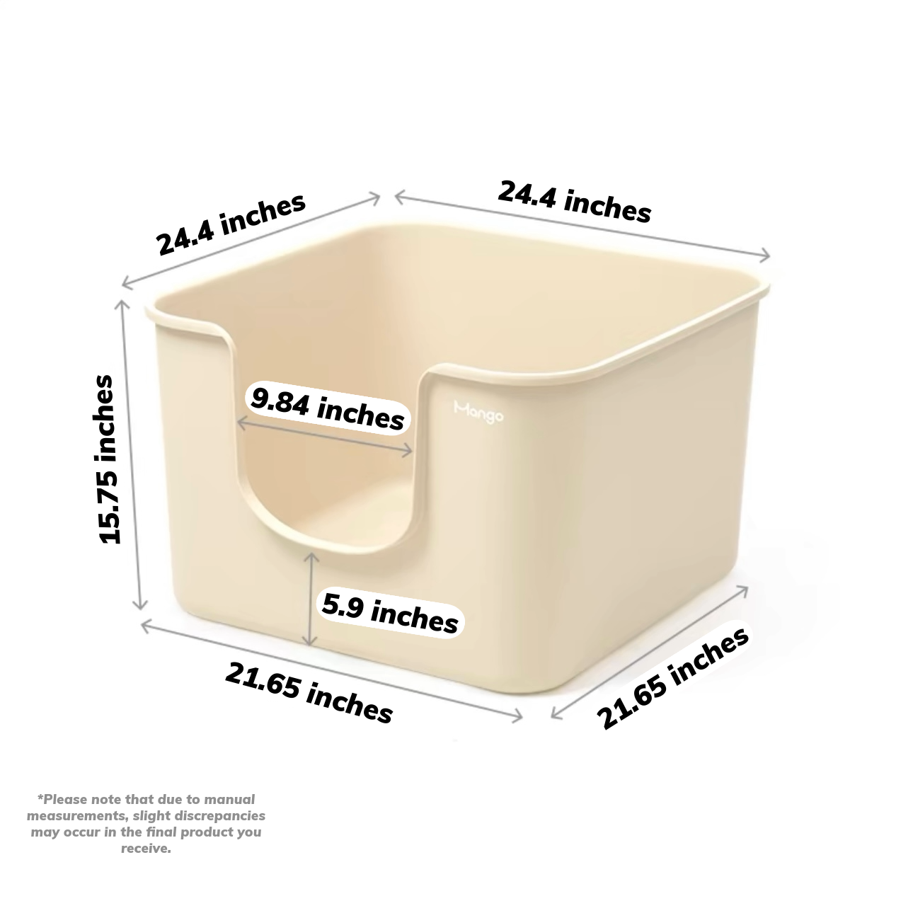 Mango Cube Litter Box XL-sized - MangoPets