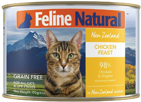 Feline Natural Grain-Free Canned Cat Food 3oz / 6oz