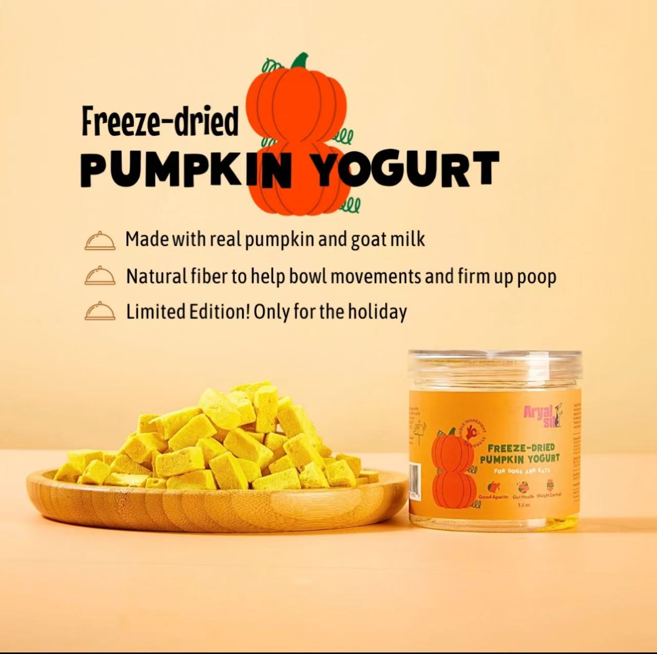 Freeze-Dried Pumpkin Yogurt