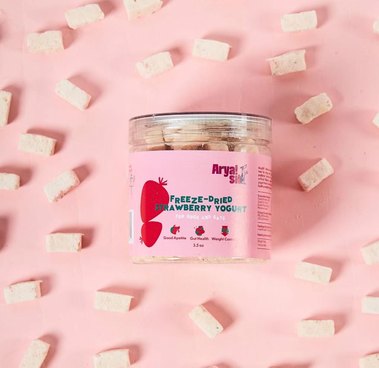 Freeze-Dried Strawberry Yogurt