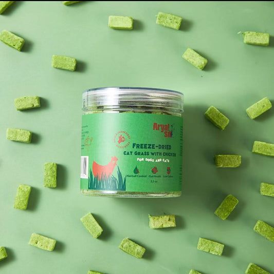 Freeze-Dried Cat Grass