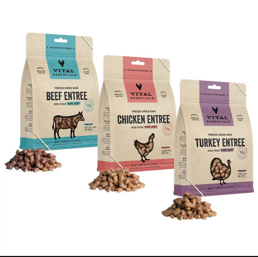 Vital Essentials Freeze-Dried Nibs Dog Food