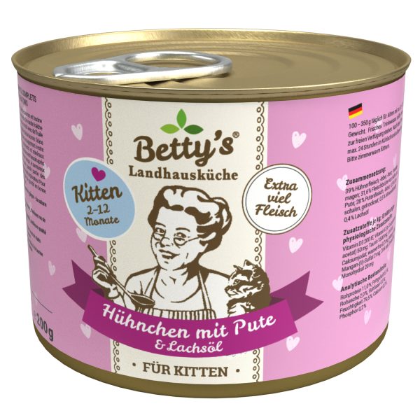 Boswelia Betty's Country Kitchen Kitten Wet Food