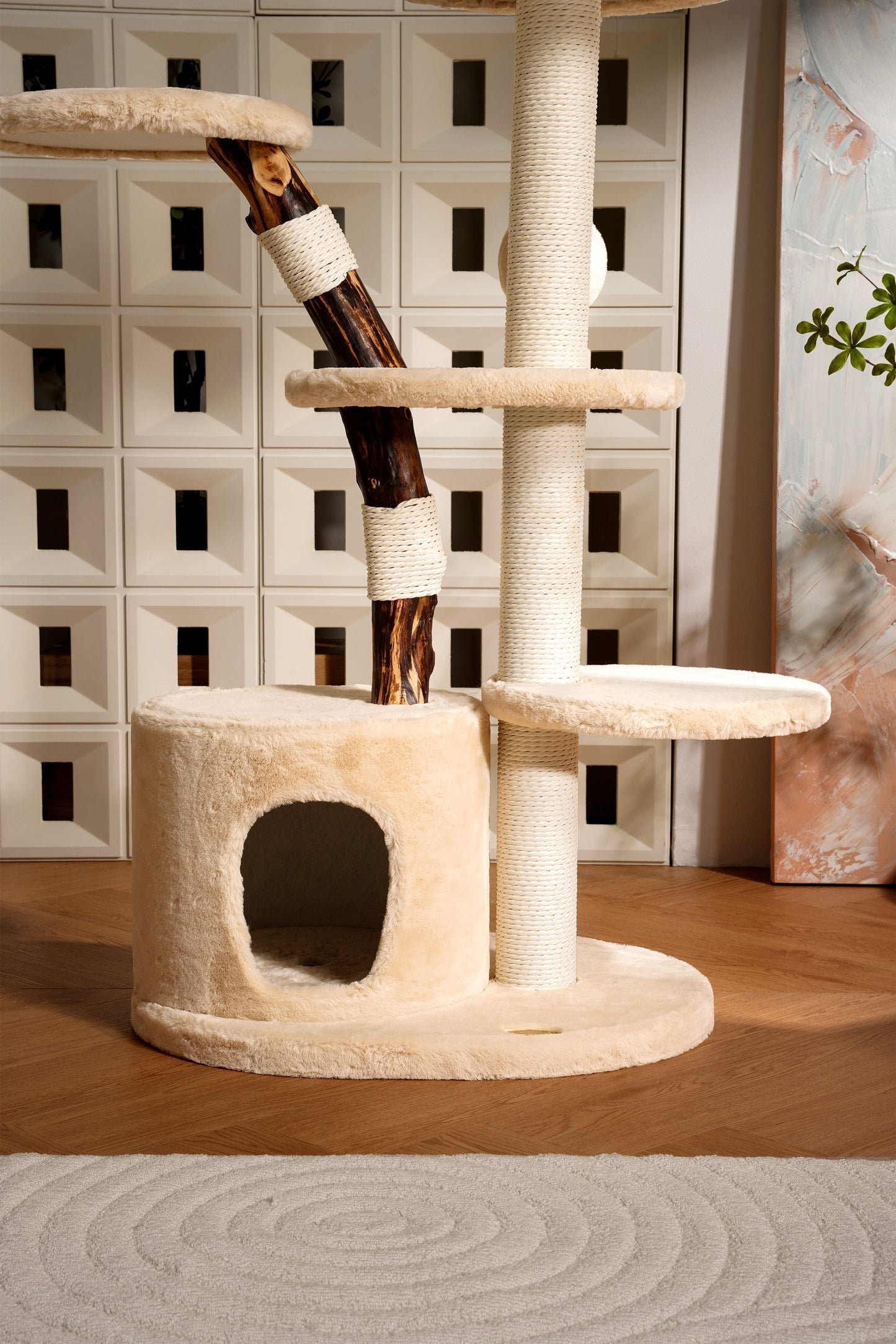 Sopapets | Snow Puff Model B Cat Tree