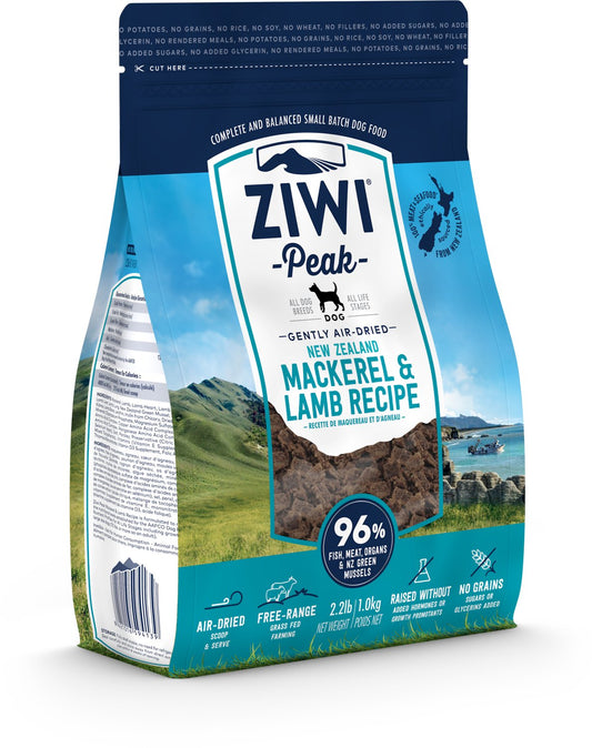 Ziwi Peak Mackerel & Lamb Grain-Free Air-Dried Dog Food