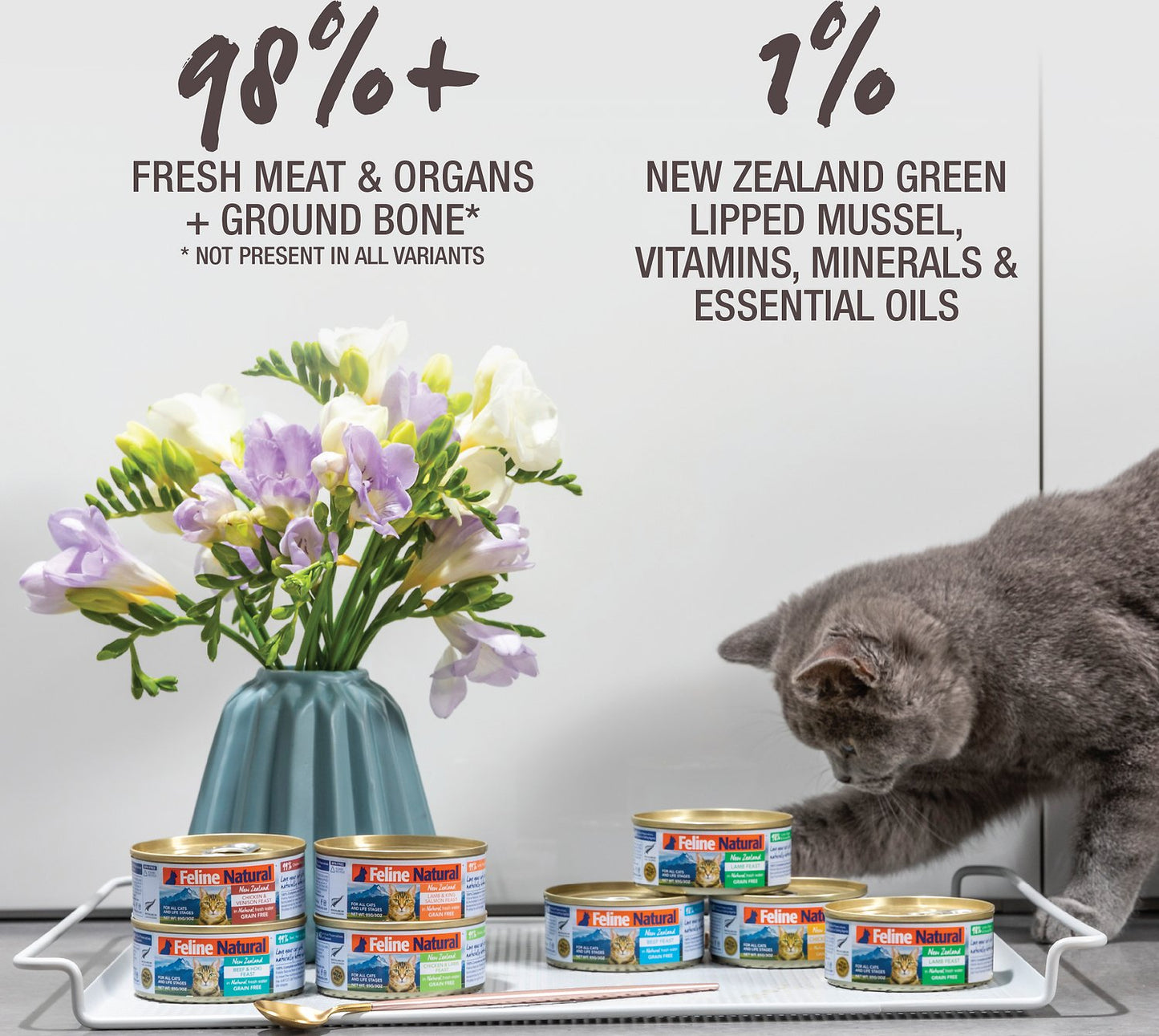 Feline Natural Grain-Free Canned Cat Food 3oz / 6oz