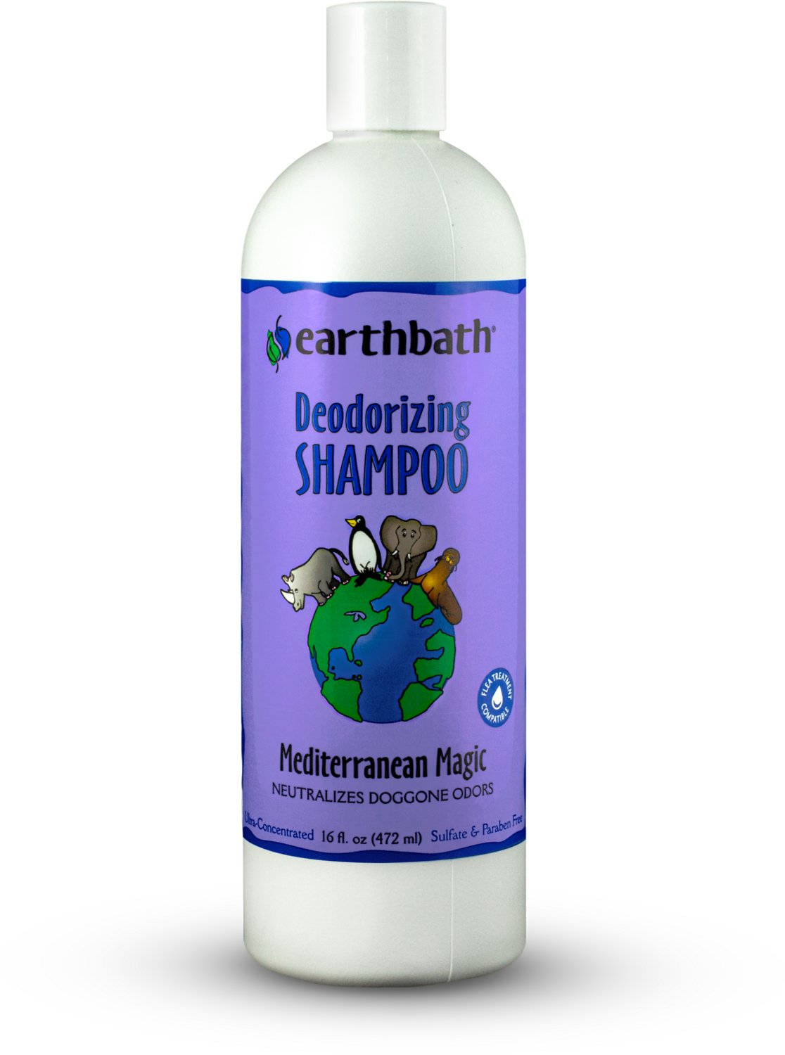 Earthbath Oatmeal & Aloe Dog & Cat Shampoo 16oz bottle