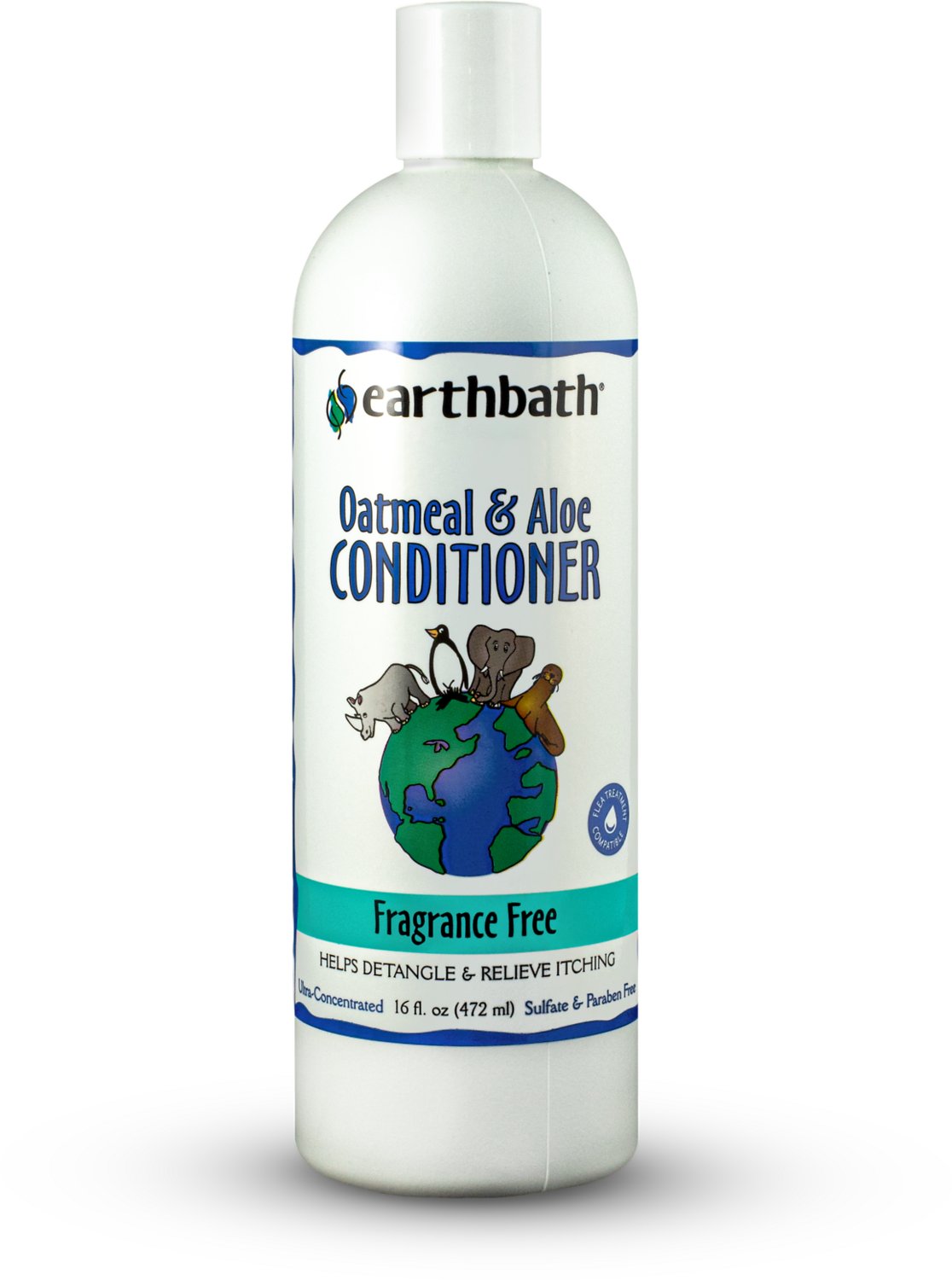 Earthbath Oatmeal & Aloe Dog & Cat Shampoo 16oz bottle