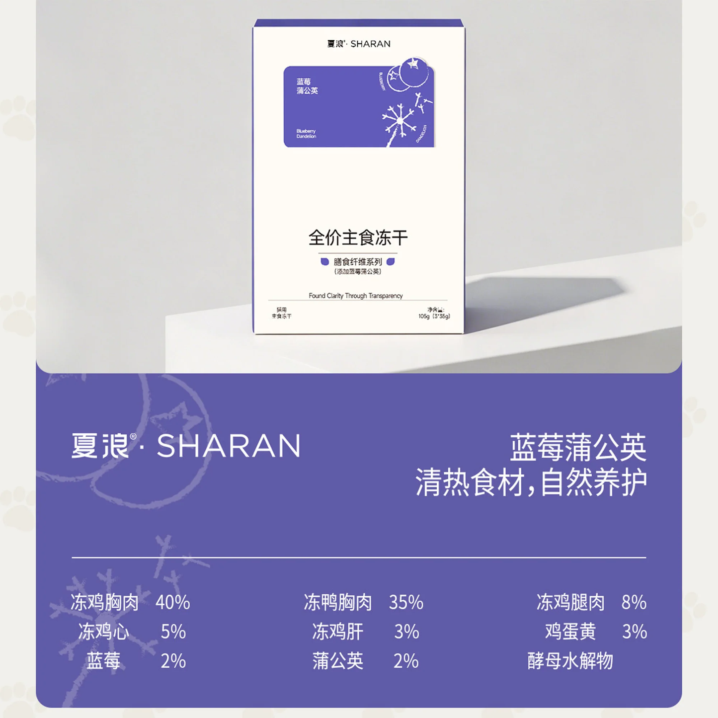 Sharan Found clarity Through Cat Freeze-Dried Food 105g