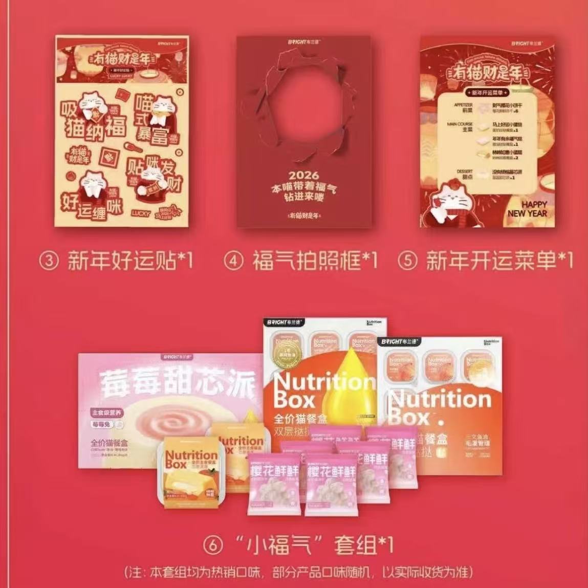 Bright New Year Gift Box