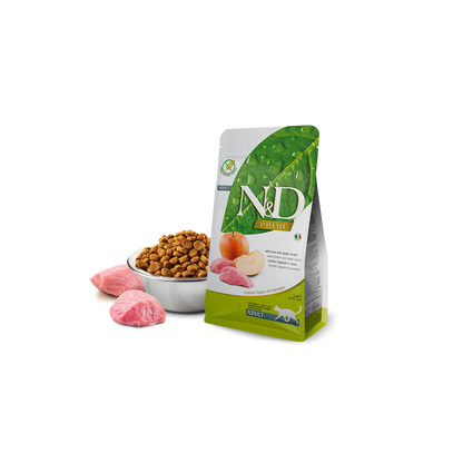 Farmina N&D Prime Wild Boar & Apple Adult Dry Cat Food 11lb
