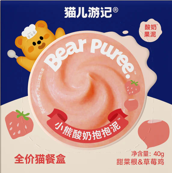 The Cat‘s Travel Yogurt "Hug" Puree Complete Wet Food