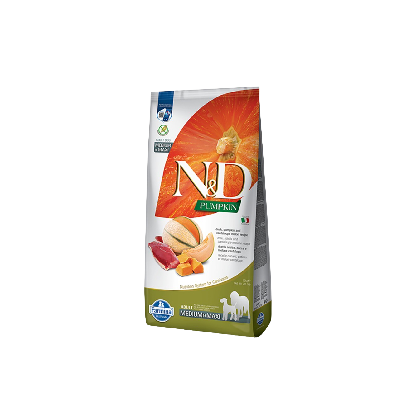 Farmina N&D Pumpkin Duck & Cantaloupe Melon Adult Dry Cat Food 11lb