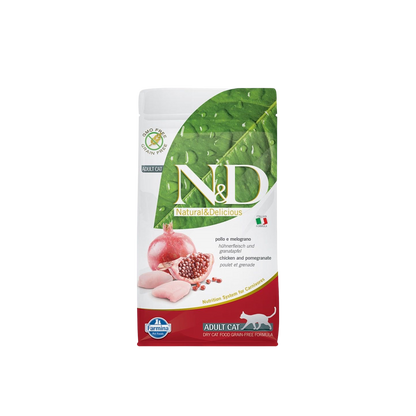 Farmina N&D Prime Neutered Chicken & Pomegranate Dry Cat Food 11lb