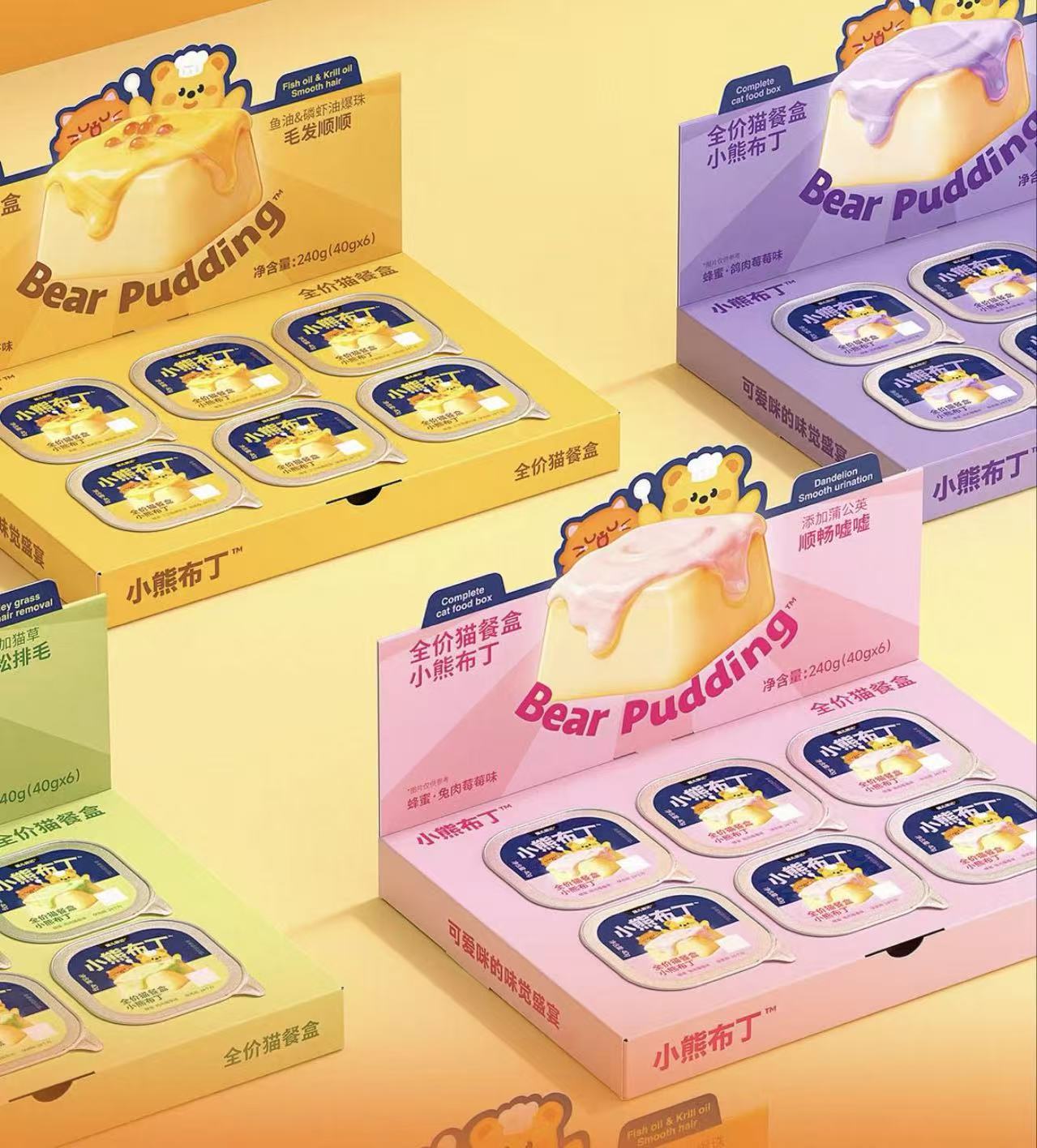 The Cat‘s Travel Bear Bistro Honey Pudding Complete Wet Food