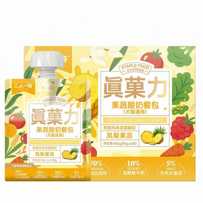 ERONE PET Greek Yogurt & Fruit Chicken Complete Churu