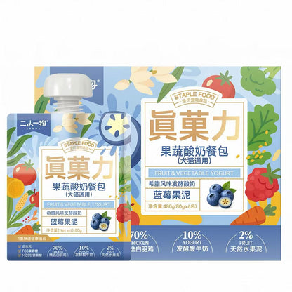 ERONE PET Greek Yogurt & Fruit Chicken Complete Churu
