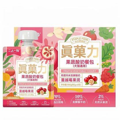 ERONE PET Greek Yogurt & Fruit Chicken Complete Churu