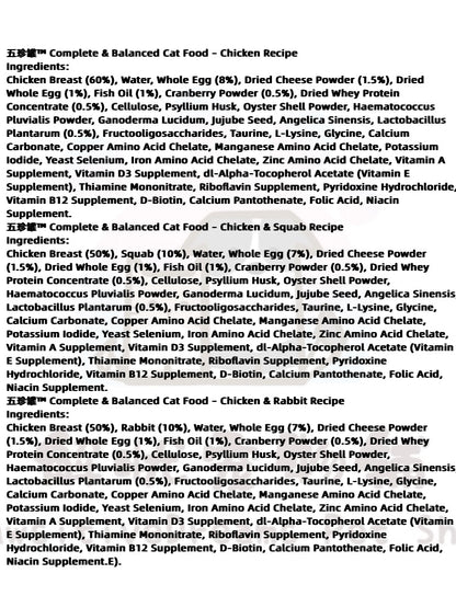 RANOVA Complete Cat Food Cans – Chicken, Pigeon & Rabbit Formula