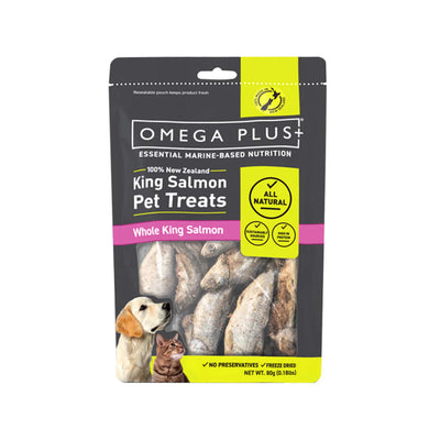 Omega Plus Freeze Dried Whole King Salmon