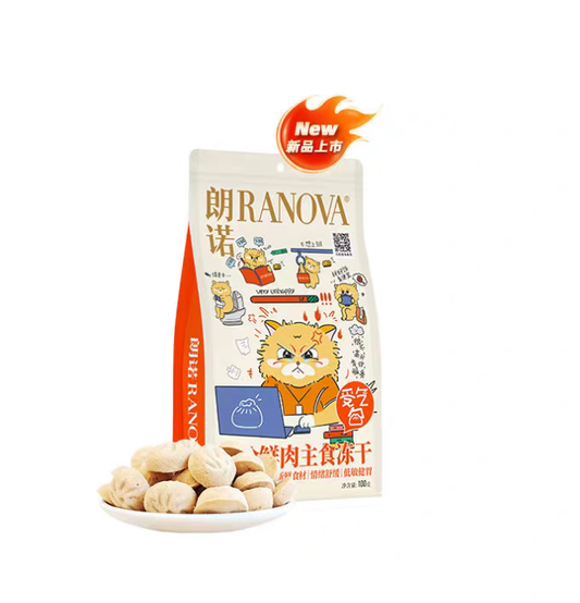 RANOVA Bao-Shaped Chicken Complete Freeze-Dried Cat Food