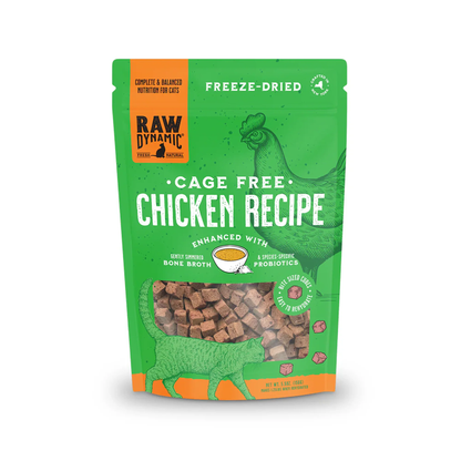 Raw Dynamic Cat Bone Broth & Probiotic Freeze Dried Raw 5.5oz