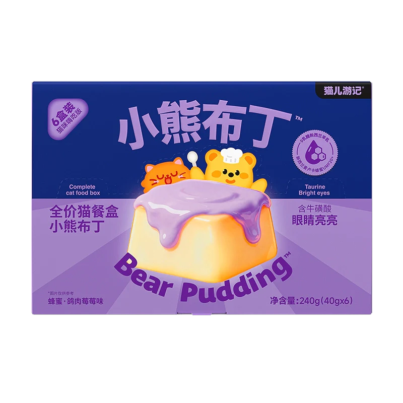 The Cat‘s Travel Bear Bistro Honey Pudding Complete Wet Food