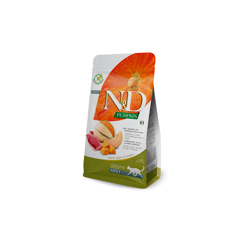 Farmina N&D Pumpkin Duck & Cantaloupe Melon Adult Dry Cat Food 11lb