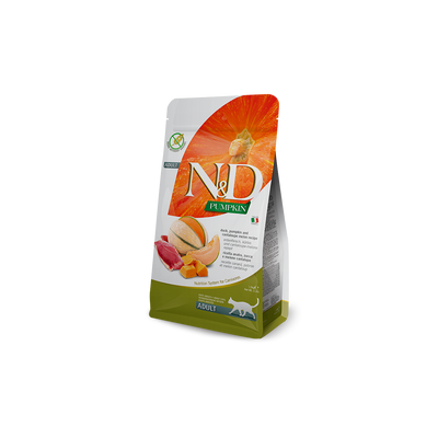 Farmina N&D Pumpkin Duck & Cantaloupe Melon Adult Dry Cat Food 11lb