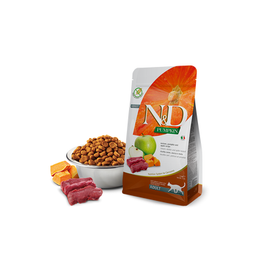 Farmina N&D Pumpkin Venison & Apple Adult Dry Cat Food 11lb
