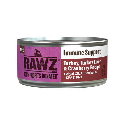 Rawz Lower Immune Support Canned Cat Food