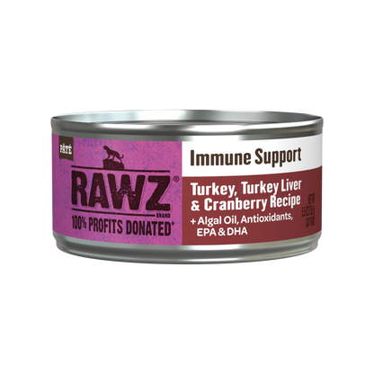 Rawz Lower Immune Support Canned Cat Food