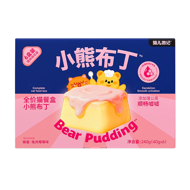 The Cat‘s Travel Bear Bistro Honey Pudding Complete Wet Food