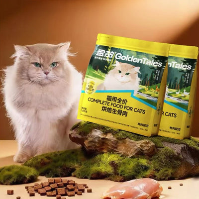 Golden Tales Grain-Free Baked Raw Diet Complete Dry Food for Cats
