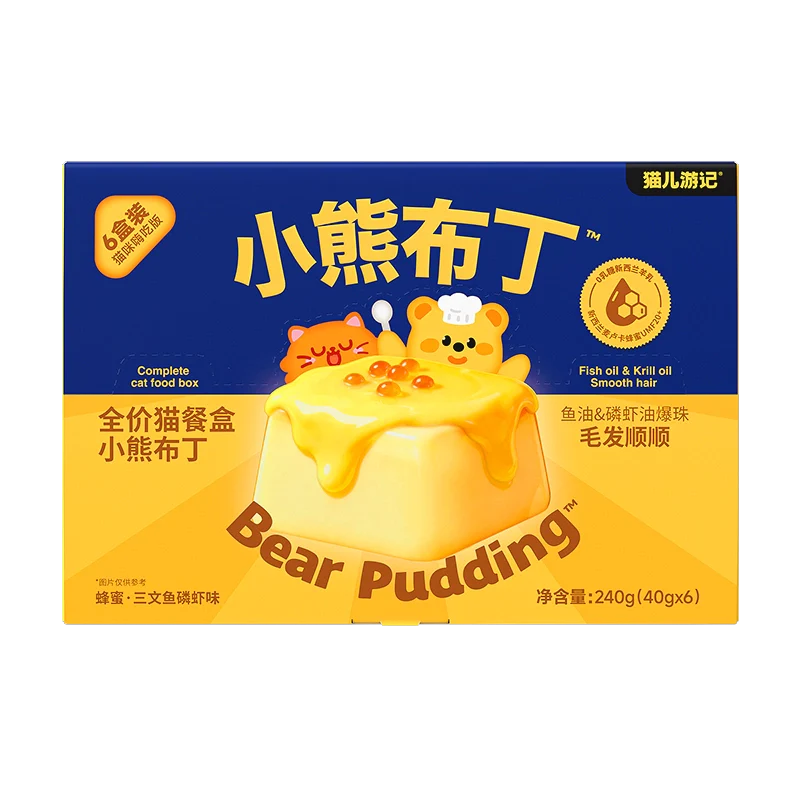 The Cat‘s Travel Bear Bistro Honey Pudding Complete Wet Food