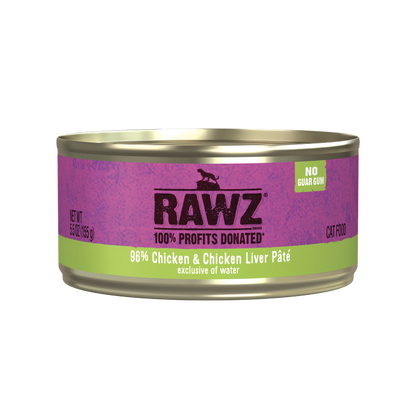 RAWZ 96% Meat Pâté Canned Cat Food