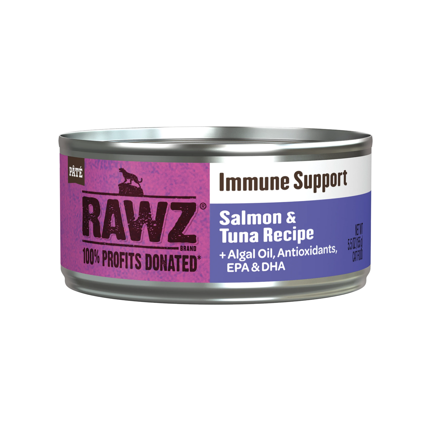 Rawz Lower Immune Support Canned Cat Food