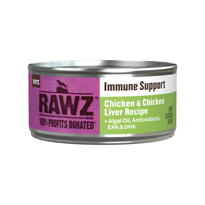 Rawz Lower Immune Support Canned Cat Food