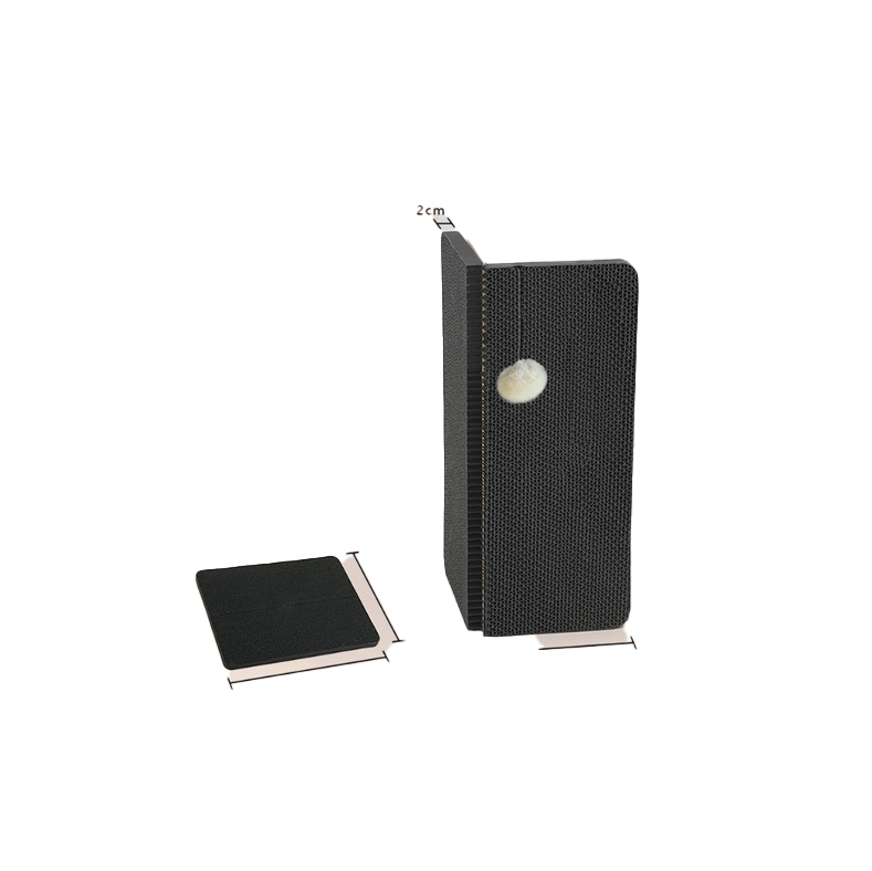 Paper Park | Single-Sided Cat Scratcher (Corner Protector with Ball Black)