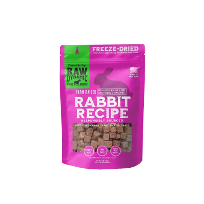 Raw Dynamic Freeze-Dried Raw Rabbit Formula For Dogs