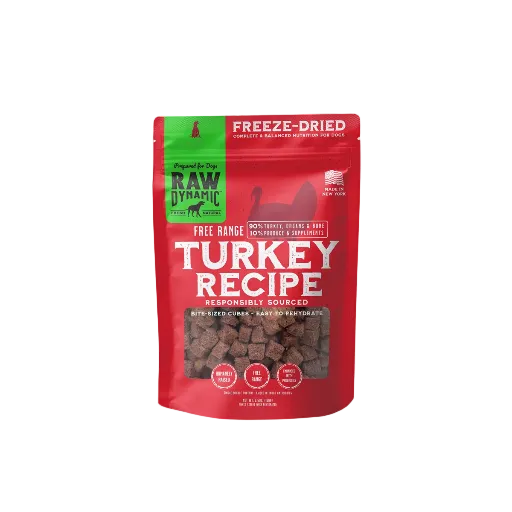 Raw Dynamic Freeze-Dried Turkey Recipe For Dogs