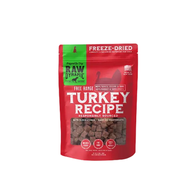 Raw Dynamic Freeze-Dried Turkey Recipe For Dogs