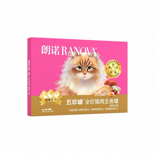 RANOVA Complete Cat Food Cans – Chicken, Pigeon & Rabbit Formula