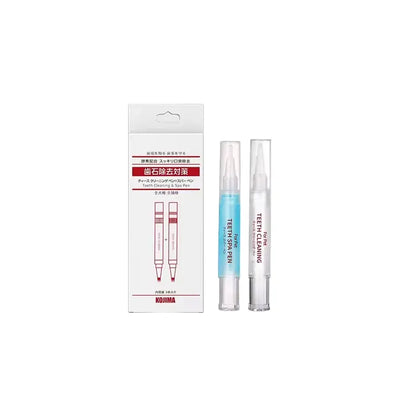 KOJIMA Pet Teeth Cleaning & Spa Pen Set 2pcs | Tartar Remover for Cats & Dogs