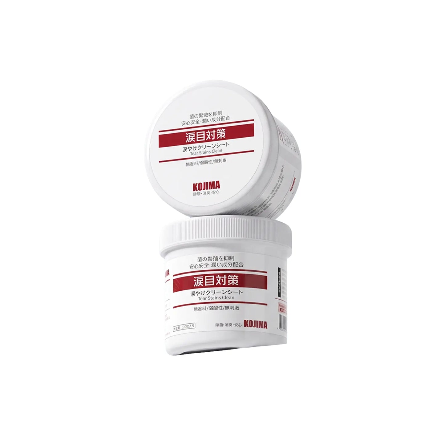KOJIMA Tear Stain Cleaning Wipes for Pets 120pcs