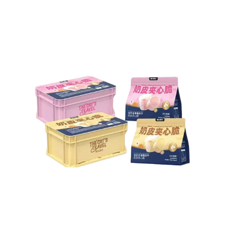 The Cat's Travel Milk Skin Crispy Freeze-Dried Complete Cat Food 105g (15g x 7)