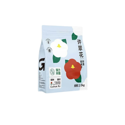 Cuihua Xu Silver Ion Antibacterial Plant Cat Litter – Dust-Free, Non-Stick (2.5kg)